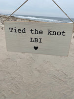 Load image into Gallery viewer, Tied the Knot Twine Hanging Sign
