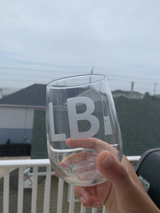 LBI Stemless Wine Glass