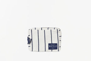 Striped Cosmetic Bag