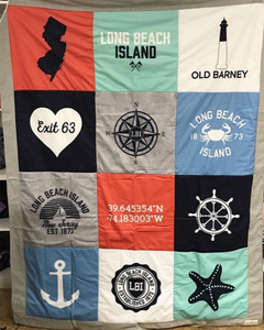 LBI Quilted Blanket